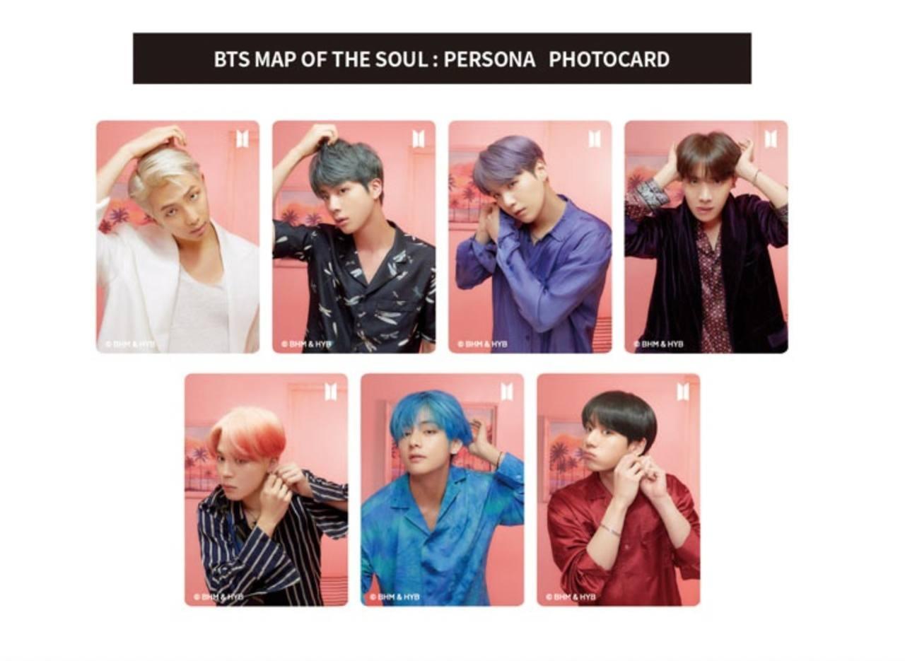 BTS MAP OF THE SOUL: PERSONA 3D LENTICULAR POSTCARD