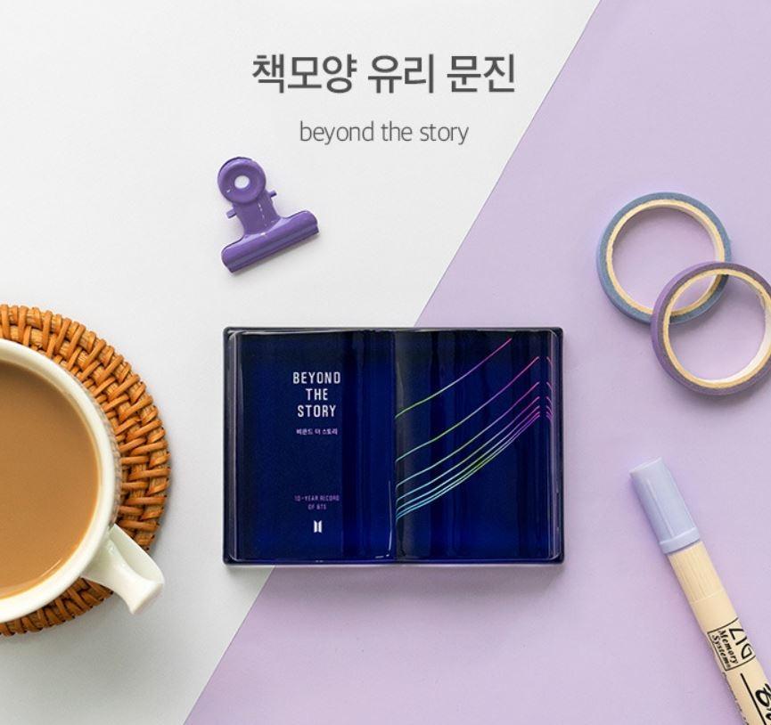 BTS Book-shaped glass paperweight Exclusive "BEYOND THE STORY"