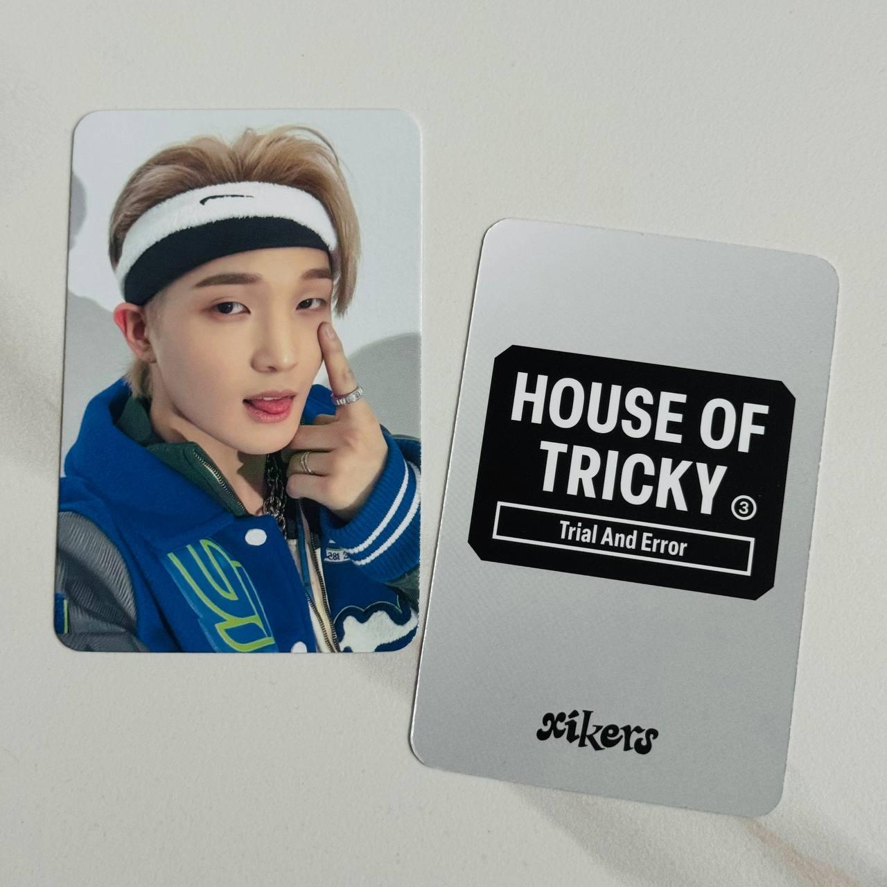 XIKERS "HOUSE OF TRICKY : TRIAL AND ERROR" PreOrder Apple Music Photocard