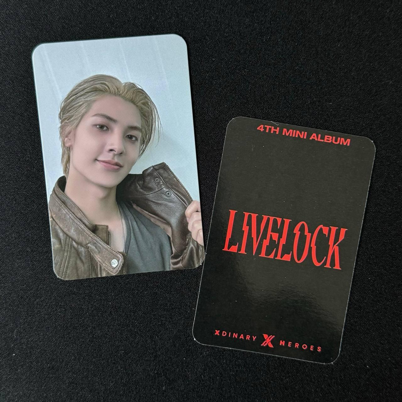 Jooyeon Xdinary Heroes "Livelock" - JYP Shop Pre-Order Benefit Photocard