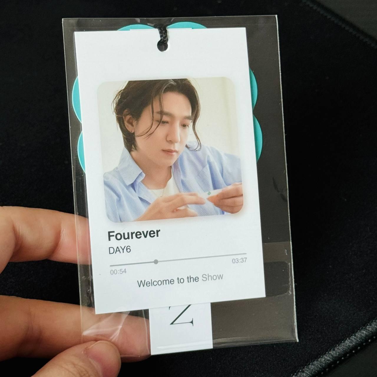 Day6 "Fourever" Welcome to the show pre-order paper tag