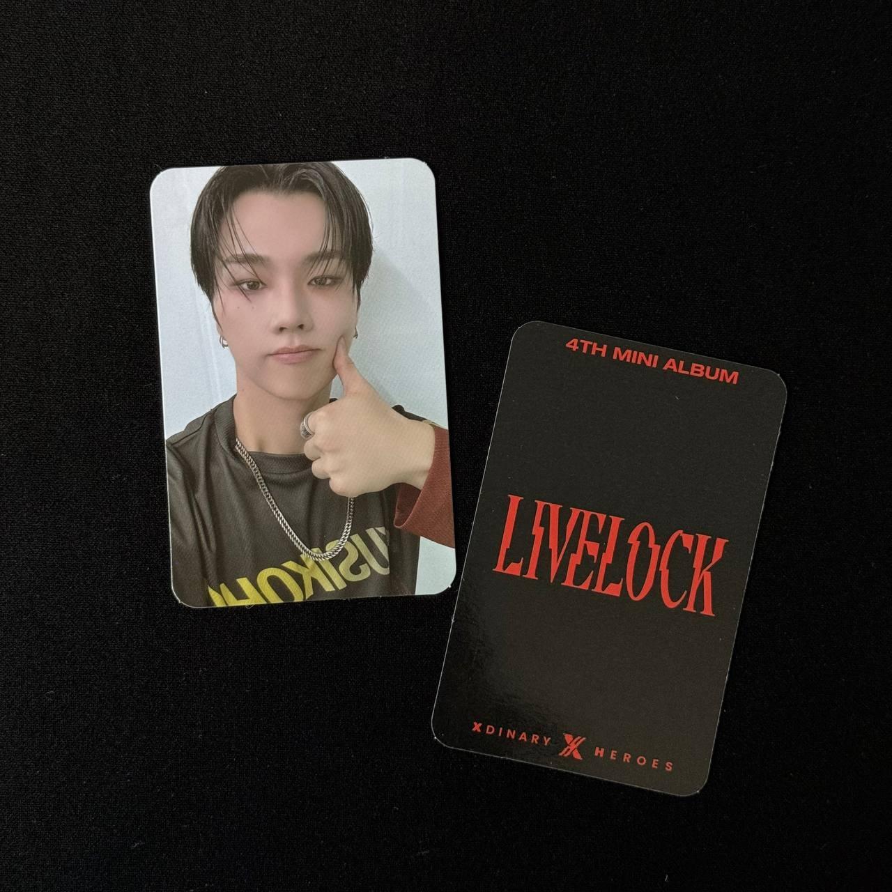 Jungsu Xdinary Heroes "Livelock" - JYP Shop Pre-Order Benefit Photocard