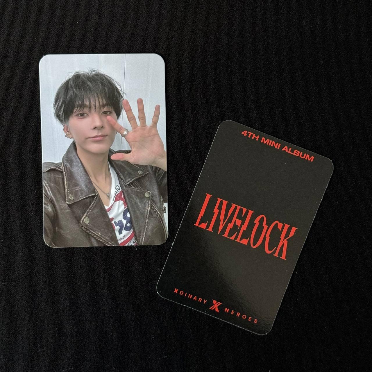 Ode Xdinary Heroes "Livelock" - JYP Shop Pre-Order Benefit Photocard
