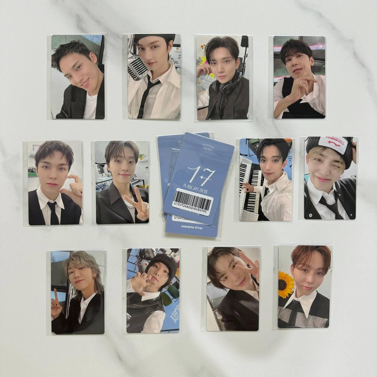 Seventeen The best 17 Is Right Here Pre-Order Photocards