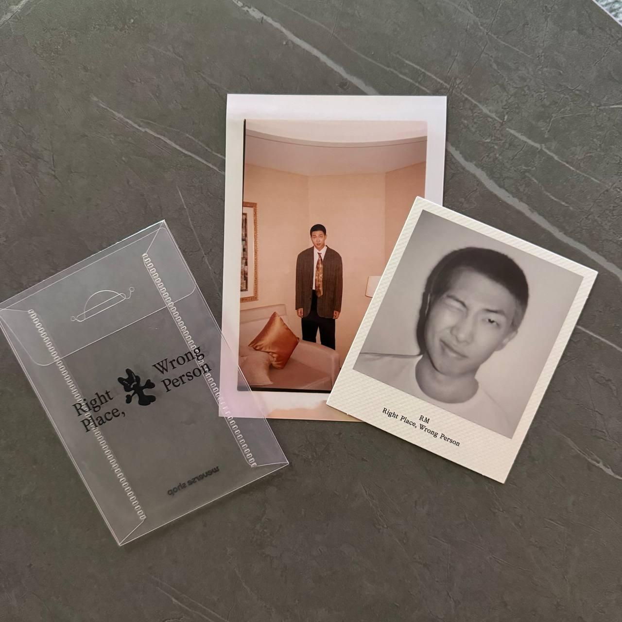 RM "Right Place, Wrong Person" Weverse Shop Pre-Order Benefit Photo set #1