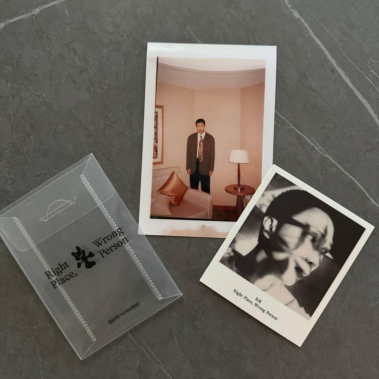 RM "Right Place, Wrong Person" Weverse Shop Pre-Order Benefit Photo set #2