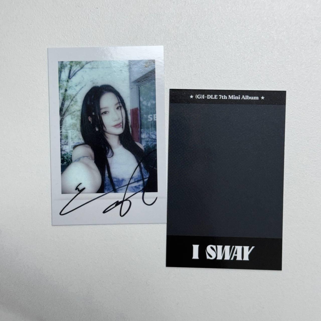 (G)I-DLE 7-th mini Album 'I SWAY' Polaroid photocard