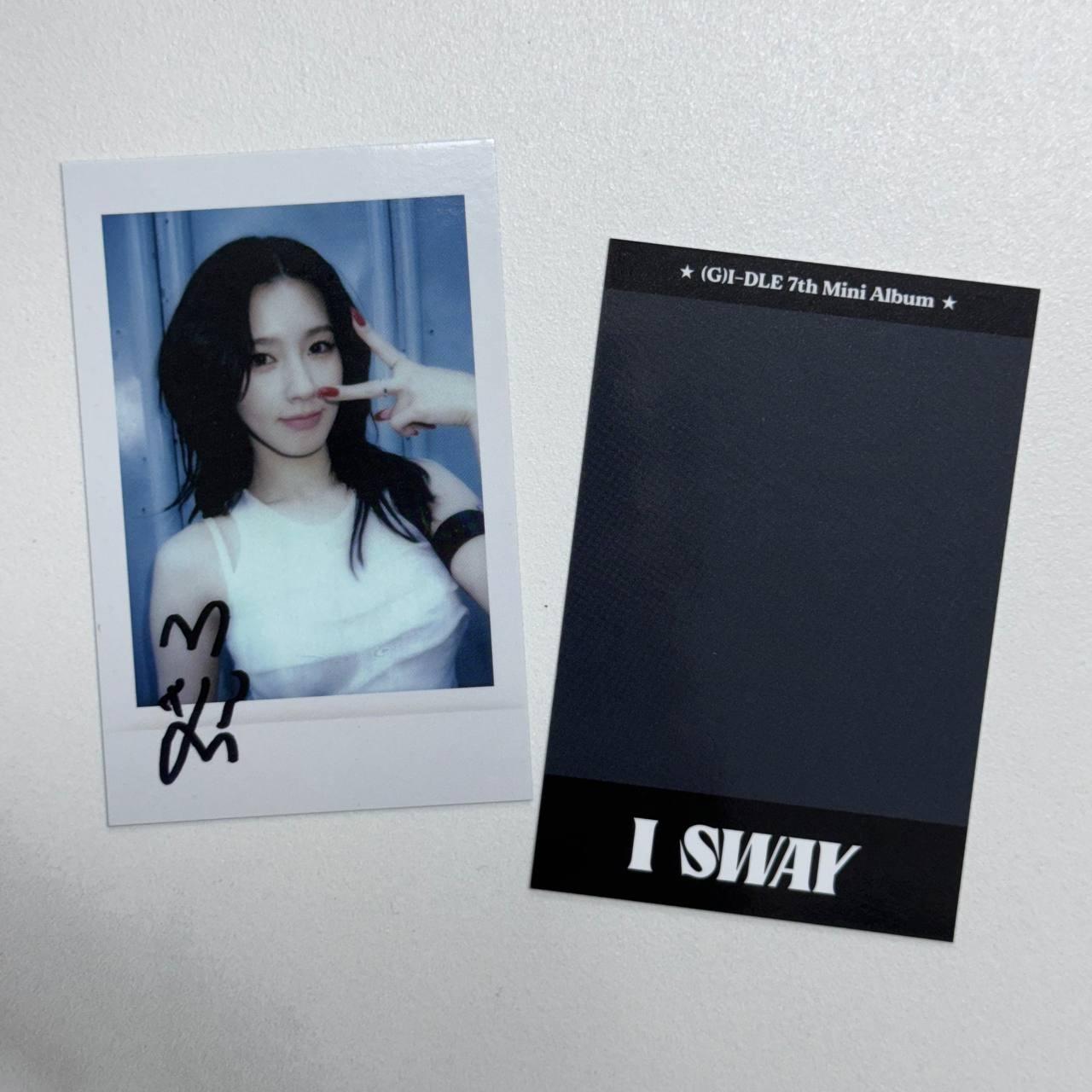 (G)I-DLE 7-th mini Album 'I SWAY' Polaroid photocard