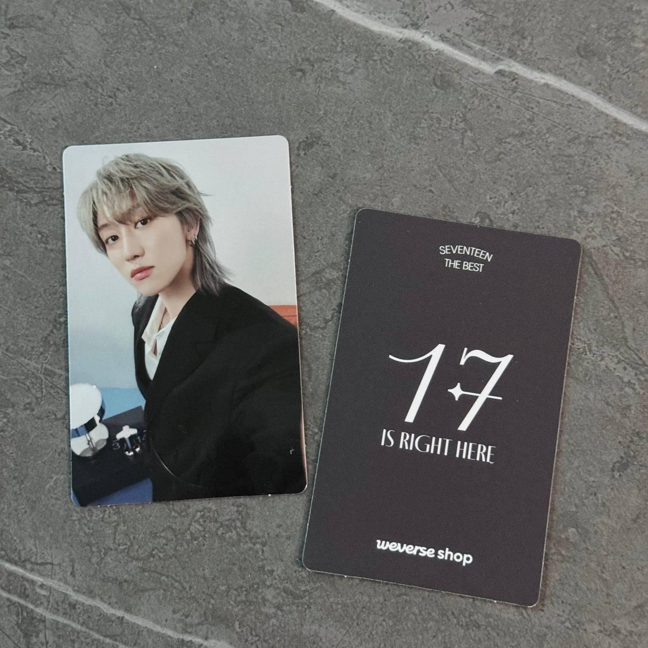 Seventeen The best 17 Is Right Here Pre-Order Official Photocard