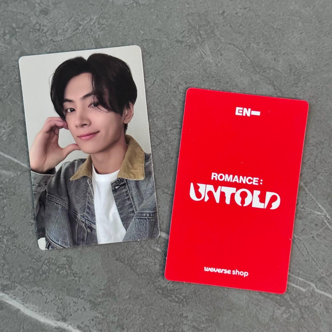 Enhypen Romance: Untold Pre-order Official Photocard