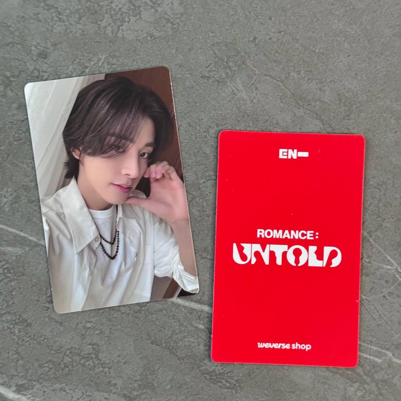 Enhypen Romance: Untold Pre-order Official Photocard