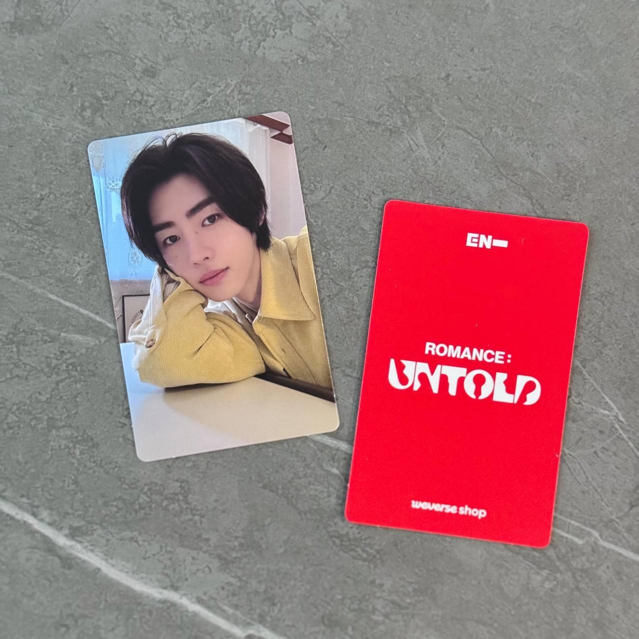Enhypen Romance: Untold Pre-order Official Photocard