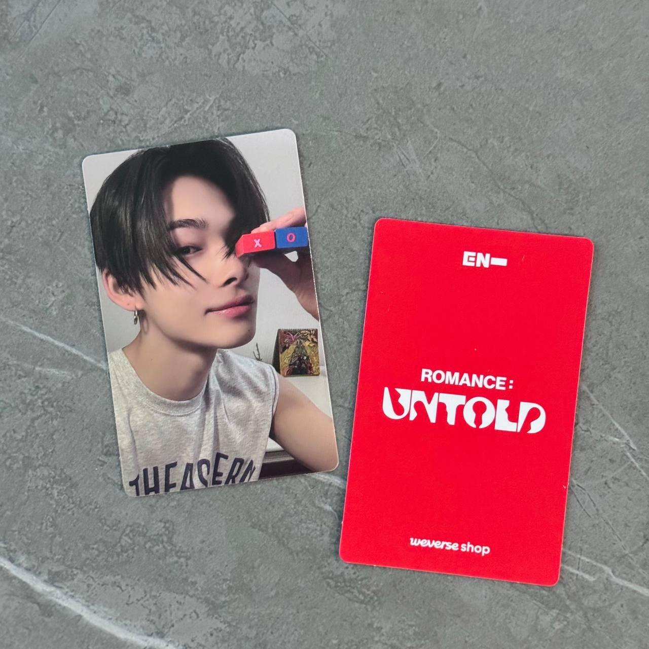 Enhypen Romance: Untold Pre-order Official Photocard