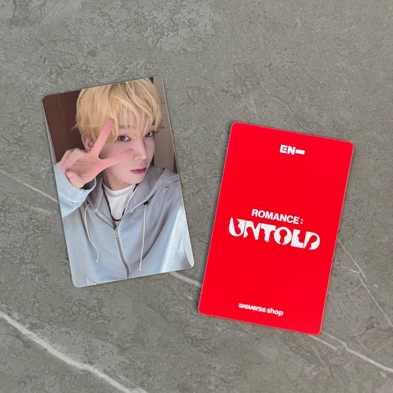 Enhypen Romance: Untold Pre-order Official Photocard