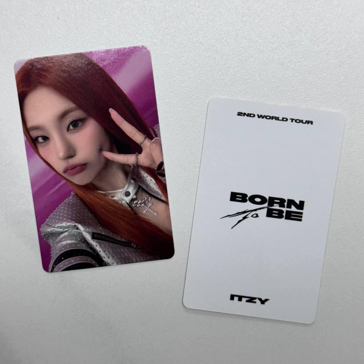 ITZY 2nd World Tour Born to Be in Seoul JYP Shop Special Official Photocard