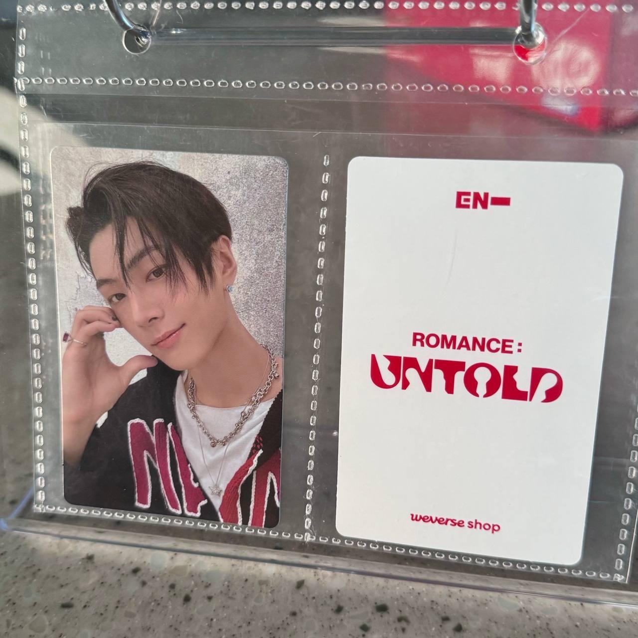 Enhypen Romance: Untold Pre-order Official Photocard