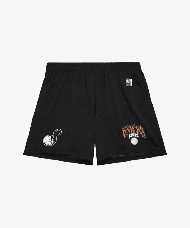 [SUGA X NBA] GLITCH SHORTS (KNICKS) (Weverse)