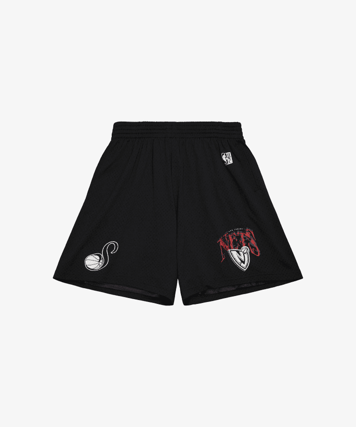 [SUGA X NBA] GLITCH SHORTS (NETS) (Weverse)