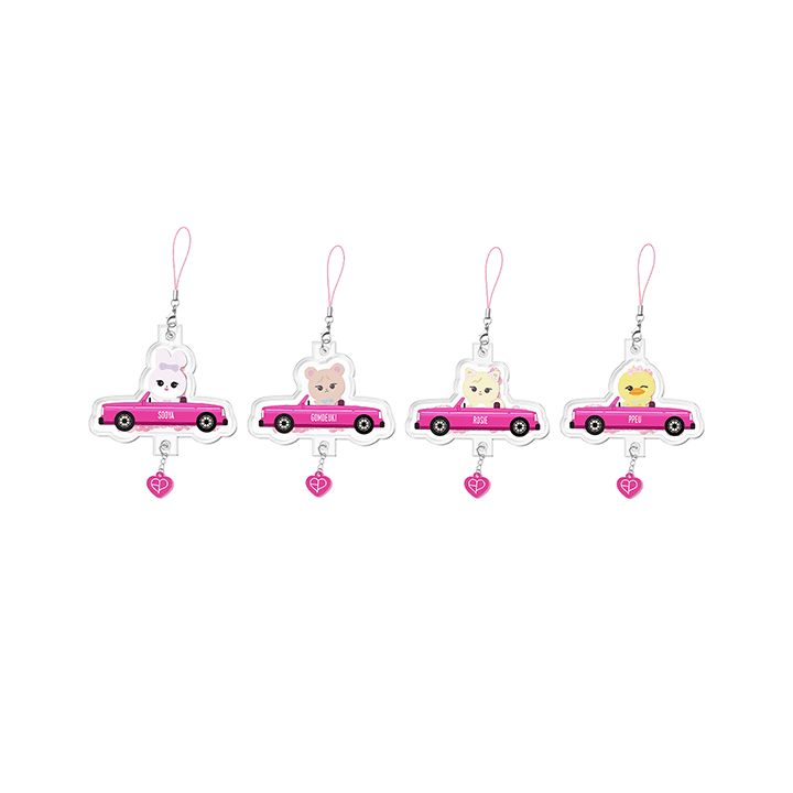 [BPPOPUP] BLACKPINK CHARACTER AIRTUBE KEYRING (Weverse)