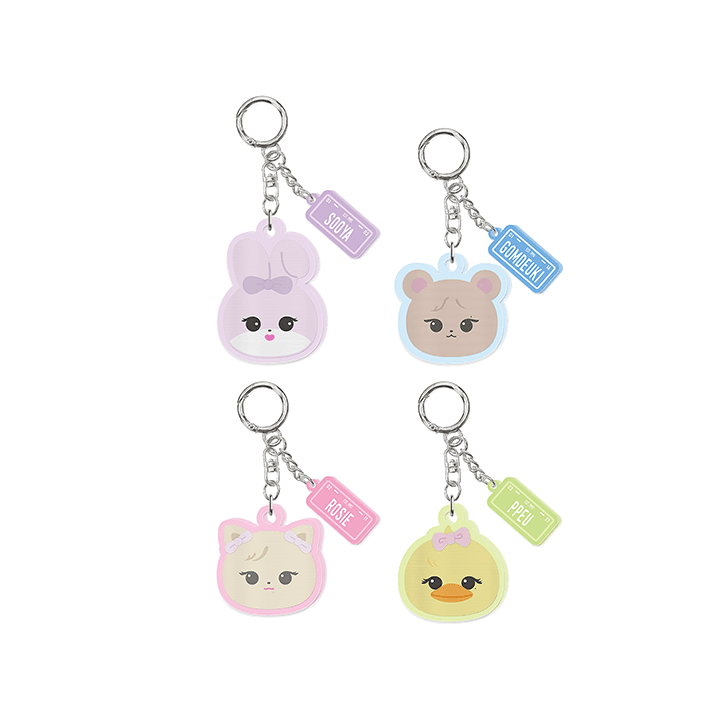 [BPPOPUP] BLACKPINK CHARACTER LENTICULAR KEYRING (Weverse)