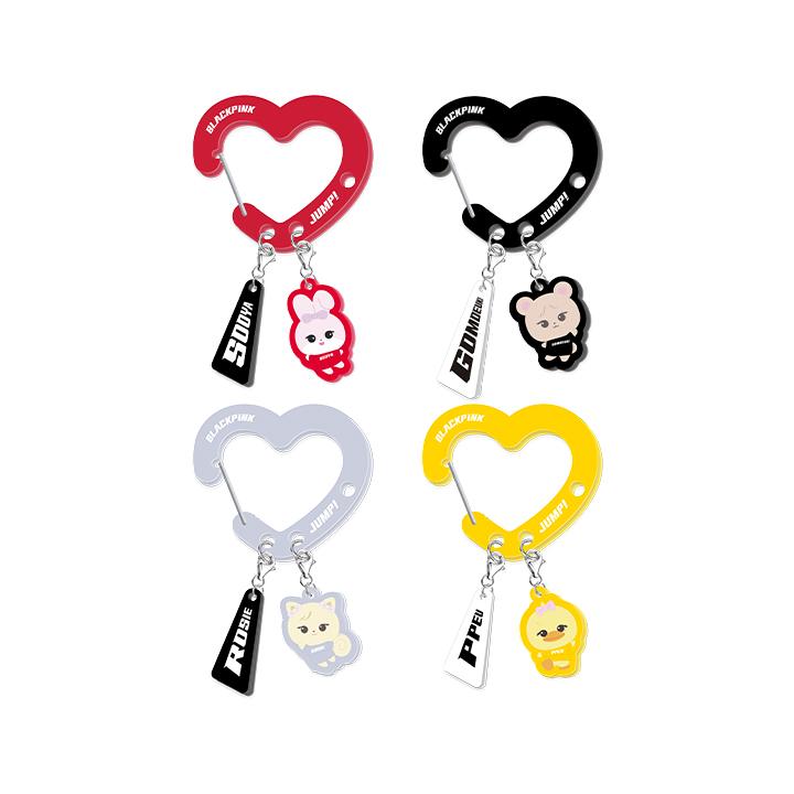 [JUMP] BLACKPINK CHARACTER ACRYLIC CARABINER KEYRING (Weverse)