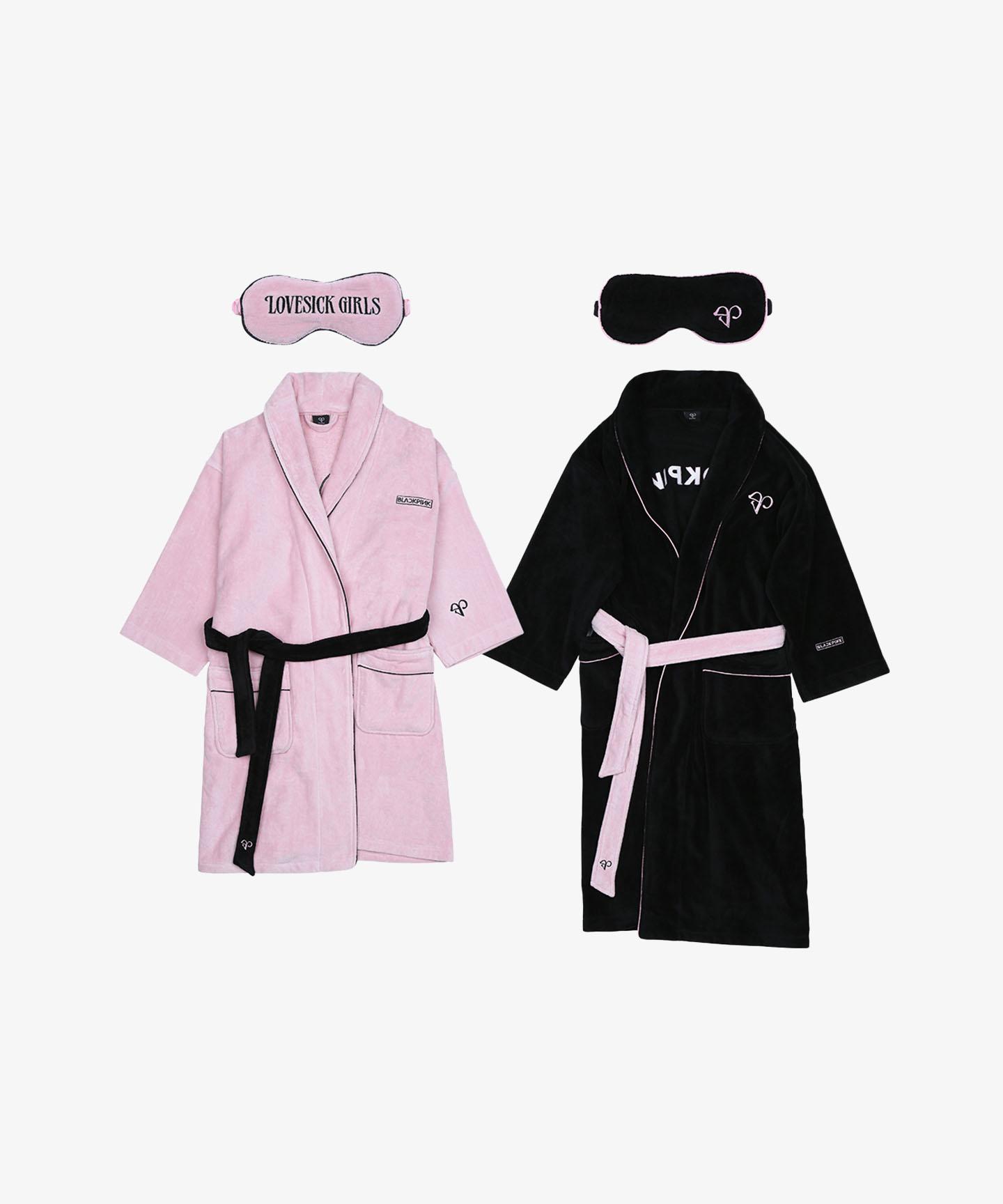[THEALBUM] ROBE & SLEEPING MASK SET (PINK) (Weverse)
