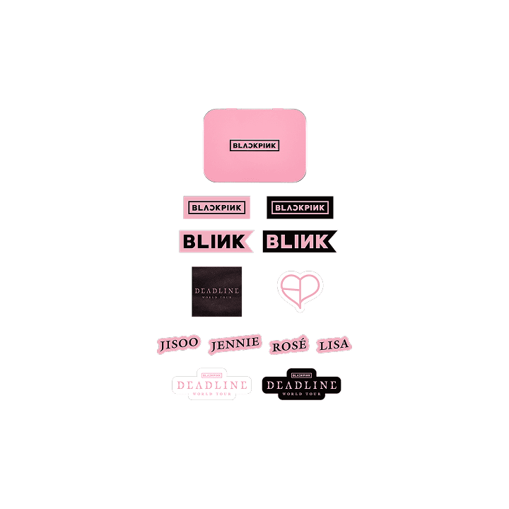 [DEADLINETOUR] BLACKPINK TIN CASE + STICKER SET (Weverse)