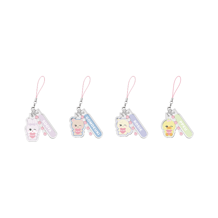 [DEADLINETOUR] BLACKPINK CHARACTER LIGHT STICK AIRTUBE KEYRING (Weverse)