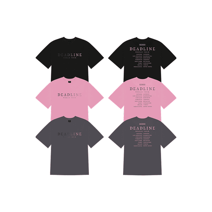 [DEADLINETOUR] BLACKPINK HEAT REACTIVE T-SHIRT (Weverse)