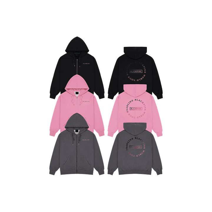 [DEADLINETOUR] BLACKPINK HEAT REACTIVE ZIP-UP HOODIE (Weverse)