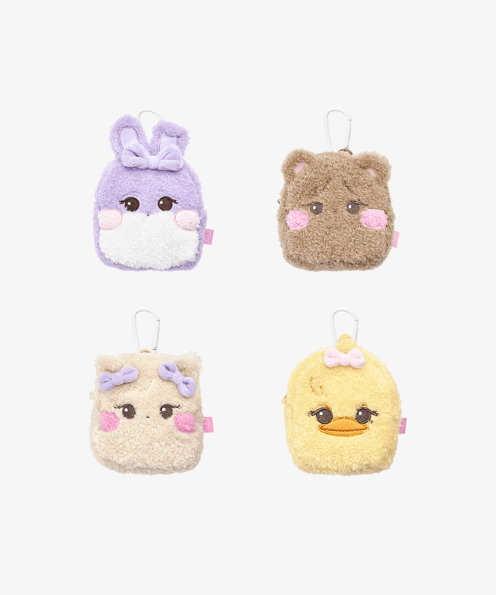 [BACKSTAGE] BLACKPINK CHARACTER FACE BACKPACK POUCH (Weverse)
