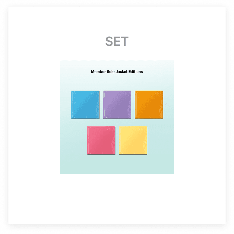 Japan 2nd Single ‘I Got Your Back’ (SOLO EDITION) 5 SET (Weverse)