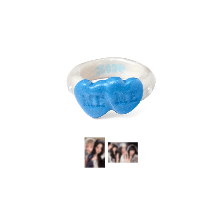 [ILL X NFF] Double Heart Ring (Weverse)