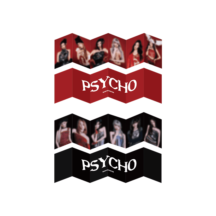 [PSYCHO] BABYMONSTER MINI ACCORDION PHOTO BOOK (Weverse)