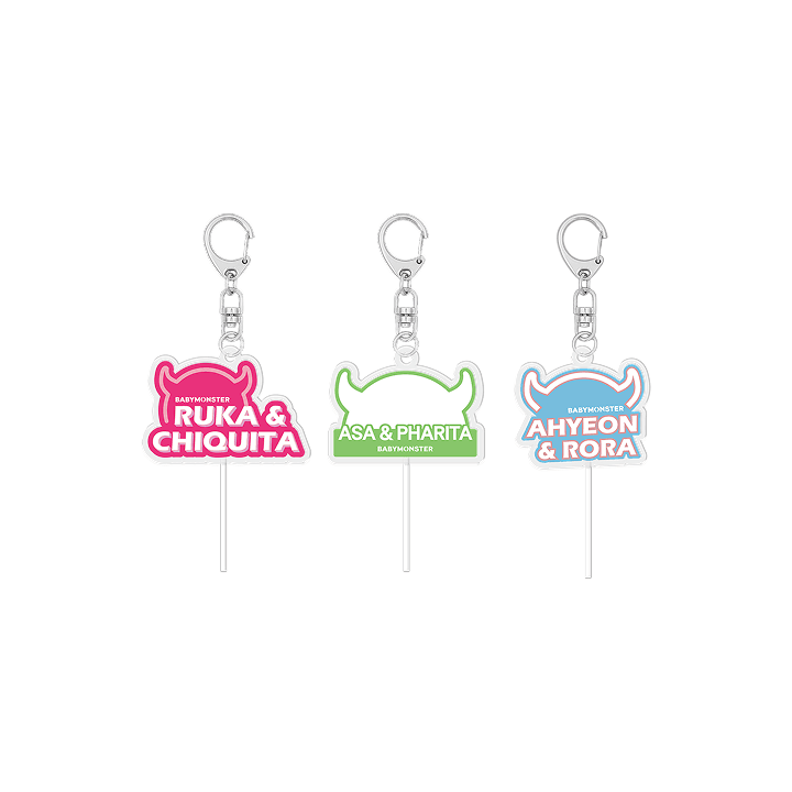 [BMHOUSE] BABYMONSTER ACRYLIC KEYRING SET (Weverse)