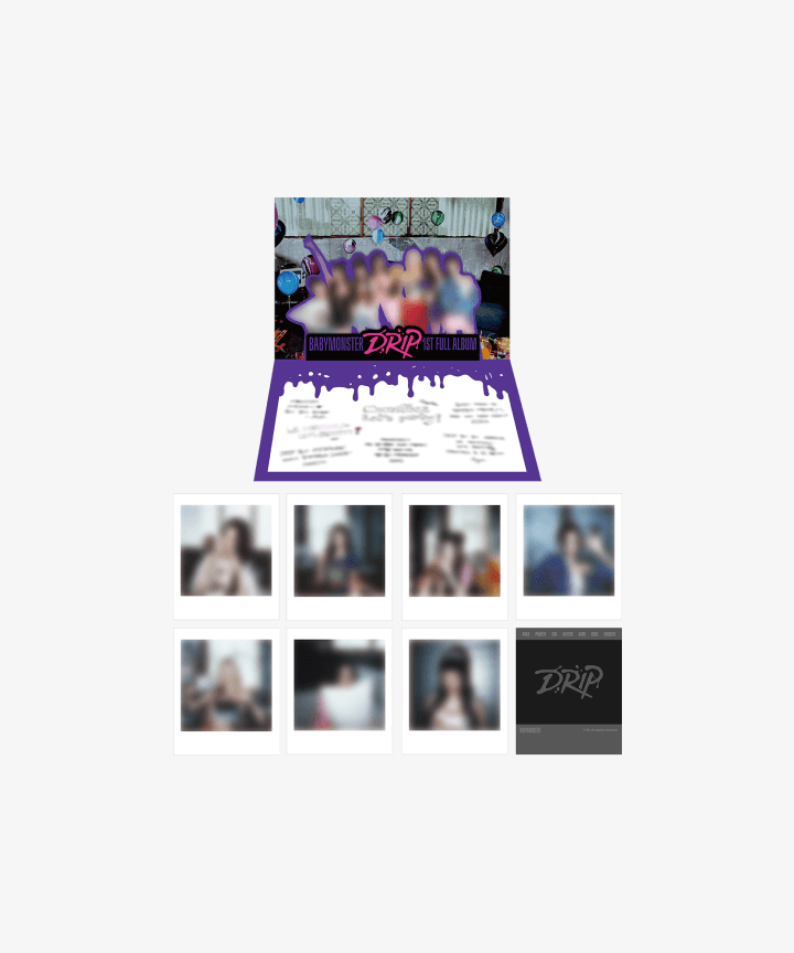 [DRIP] BABYMONSTER POP-UP CARD SET (Weverse)