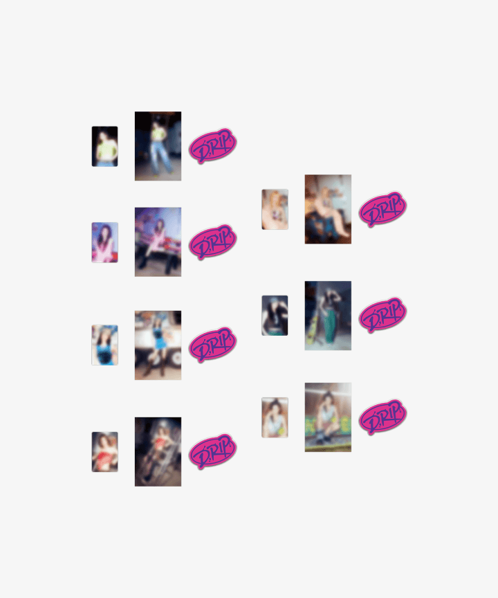[DRIP] BABYMONSTER MAGNET + POSTCARD SET (Weverse)