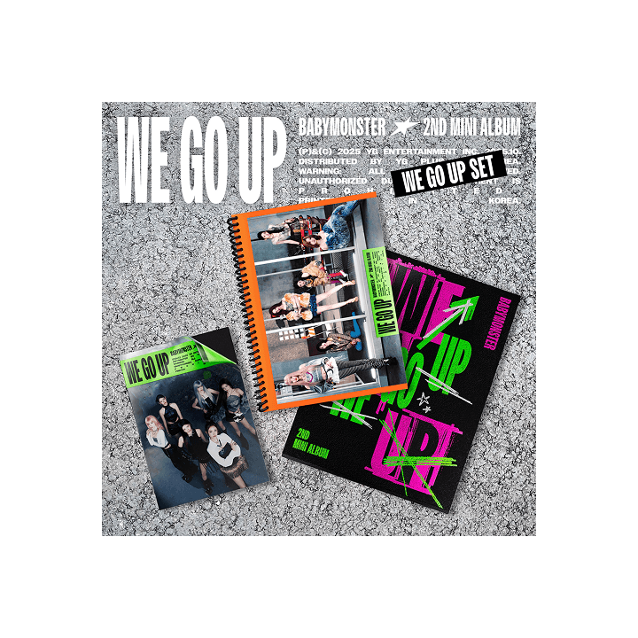 BABYMONSTER 2nd MINI ALBUM [WE GO UP] WE GO UP SET (Weverse)