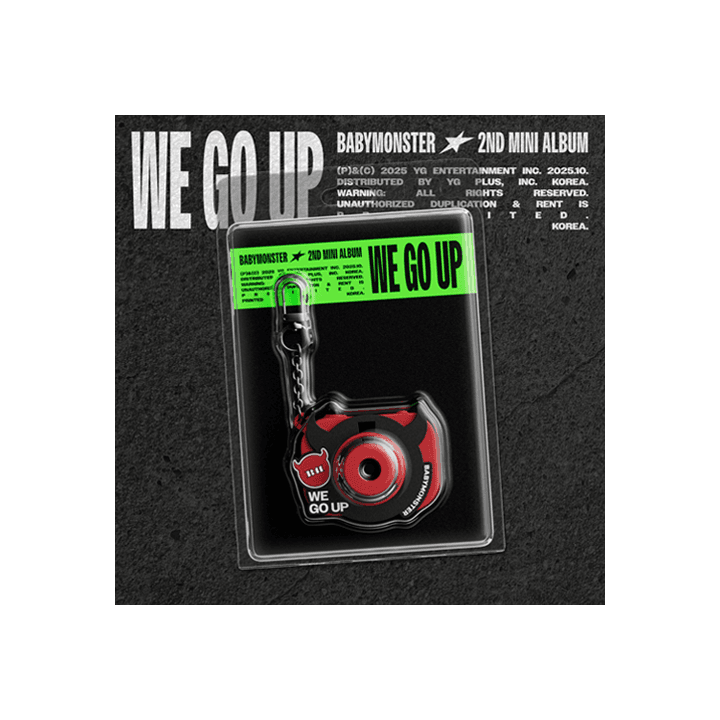 BABYMONSTER 2nd MINI ALBUM [WE GO UP] MINI BEAM KEYRING Ver. (Weverse)