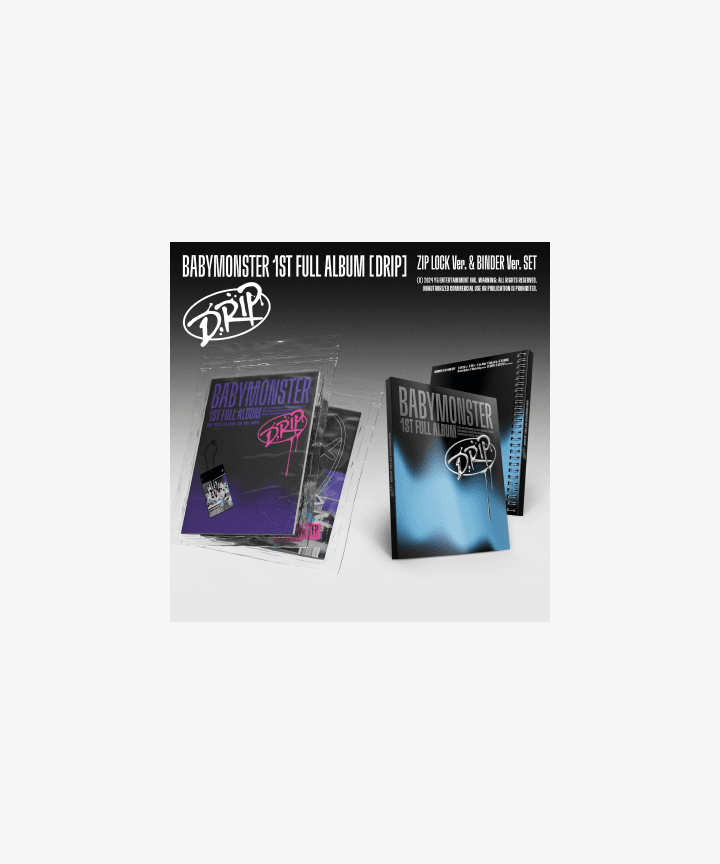 1st FULL ALBUM [DRIP] ZIP LOCK Ver. / BINDER Ver. Set (Weverse)