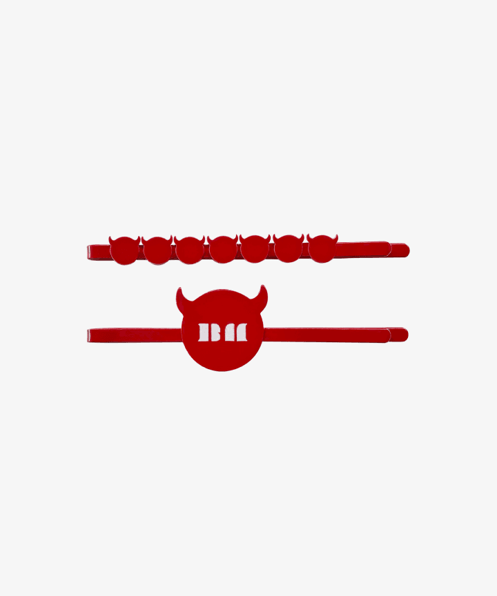 [SEEYOUTHERE] BABYMONSTER HORN EMOJI HAIR PIN SET (Weverse)
