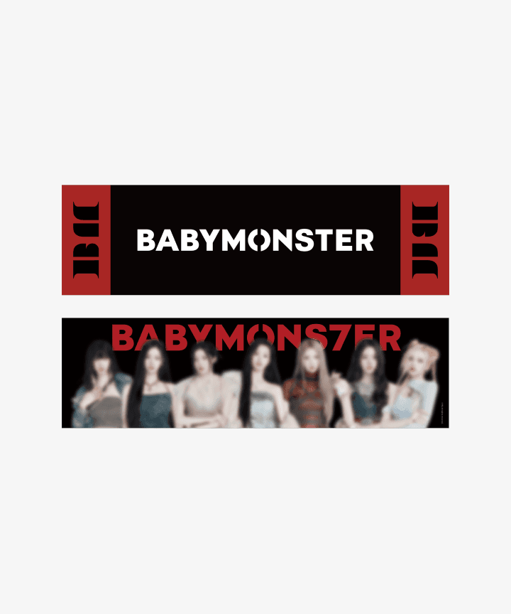 [SEEYOUTHERE] BABYMONSTER SLOGAN TOWEL (Weverse)