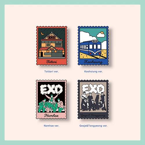EXO - EXO의 사다리 타고 세계 여행 POP-UP STORE OFFICIAL MD / METAL BADGE