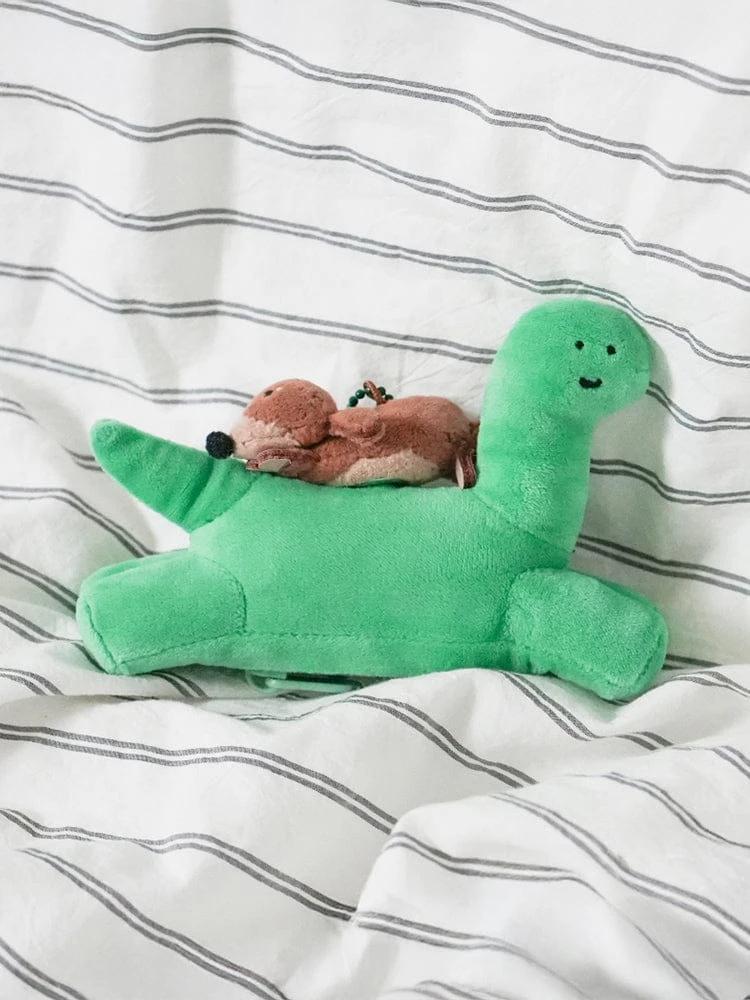 Joguman Brachiosaurus & Woody Plush Keyring Sachet