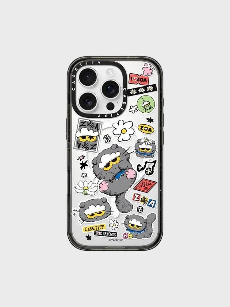 ZO&FRIENDS X CASETiFY ZOA Sticker Case (iPhone 16 Pro)