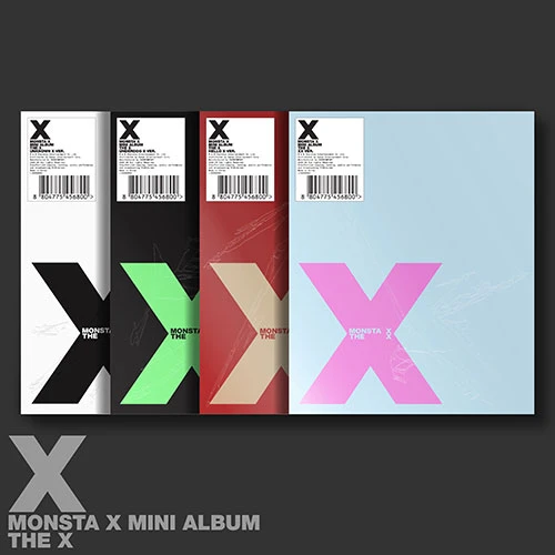 MONSTA X - MINI ALBUM [THE X] (UNKNOWN X VER./ UNDERDOG X VER./ HELLO X VER./ XX VER.)