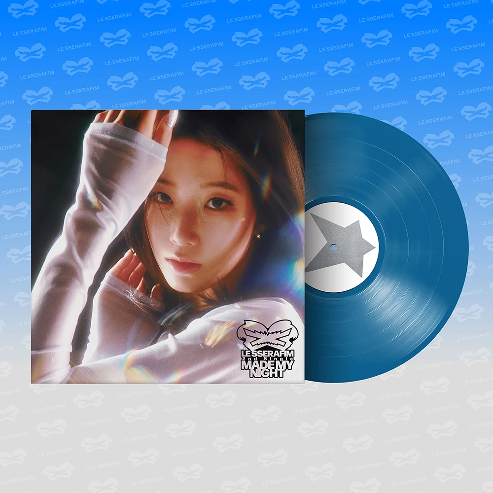 LE SSERAFIM - 2nd Single Album 'Made My Night' Vinyl (SKY BLUE ver.)