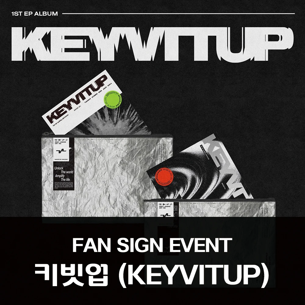 [8/23 In-Person Fansign] KEYVITUP - 1ST EP ALBUM [KEYVITUP]