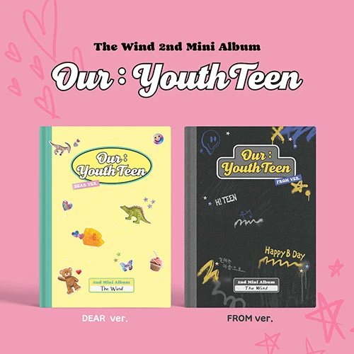 SET 2 EA Album The Wind (The Wind) - 2nd Mini Album [Our : YouthTeen]
