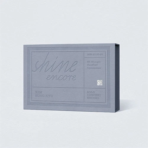 KIM SUNG KYU - SOLO CONCERT [SHINE ENCORE] (KIT VIDEO)